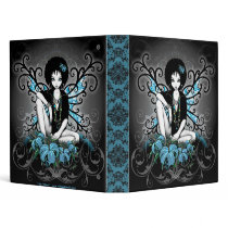 "China" Gothic Retro Flower Fairy Art Binder