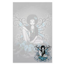 "China" Gothic Retro Flower Fairy Art Stationery by mykajelina "China" Gothic Retro Flower Fairy Art Stationery