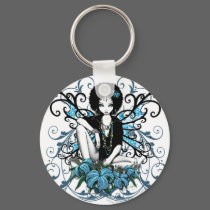 "China" Gothic Retro Flower Fairy Keychain by mykajelina "China" Gothic Retro Flower Fairy Keychain