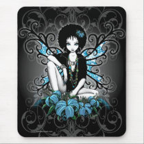 "China" Gothic Retro Flower Fairy Mousepad by mykajelina "China" Gothic Retro Flower Fairy Mousepad
