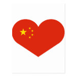 China heart postcards