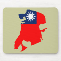 China Macau flag map mousepads by FlagStore China Macau flag map mousepads