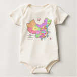 China Map Baby/Infant Wear t-shirts