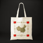 China Map Flag Border Bag