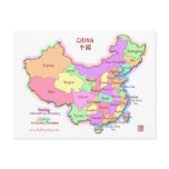 China Map Postcard