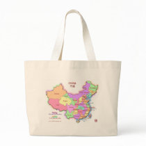 China Map Tote Bag