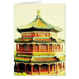 China Pagoda Greeting/Note Card