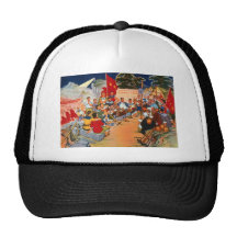 China Propaganda Art Hat