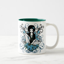 myka, jelina, china, retro, afro, exotic, lilly, lillies, faeries, fairies, fae, gothic, faerie, holiday gifts, vector mugs, art, Mug with custom graphic design