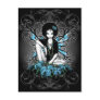 China Retro Lilly Fantasy Postcard