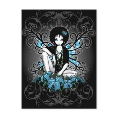 China Retro Lilly Fantasy Postcard by mykajelina
