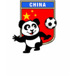 This cute panda loves to play <b>soccer</b>, also called <b>football</b> for China. This fun Chinese <b>soccer t-shirt</b> is perfect for anyone that loves to play football or fans that like to root for China in matches! Support the Chinese Football Team with this cute t-shirt design!