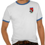This adorable little panda is too cute! He's featured in front of a large flag from China and ready to play football and score some goals. This cute design is perfect for football players and soccer fans.