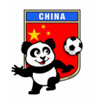 This adorable little panda is too cute! He's featured in front of a large flag from China and ready to play football and score some goals. This cute design is perfect for football players and soccer fans.