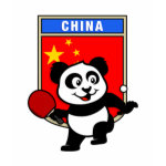 This is a cute shirt for table tennis players and fans. Panda loves to play table tennis in front of this flag of China! This table tennis panda shirt is a great gift for table tennis players and fans!