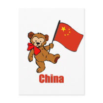 China Teddy Bear postcards