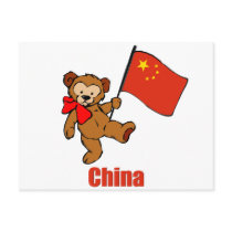 China Teddy Bear postcards