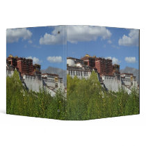 China, Tibet, Lhasa, Potala Palace 3 Vinyl Binder