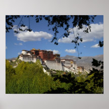 China, Tibet, Lhasa, Potala Palace Print