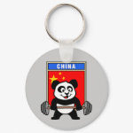 This cute bodybuilding panda loves weightlifting. He stands in front of a large flag of China. Look how easy he lifts that heavy barbell loaded with weight plates. This design is too cute. Great gifts here for anyone from China who loves weightlifting.