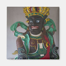 CHINA, Yunnan Province, Kunming. Bamboo Temple Fridge Magnets