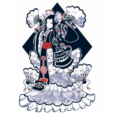 Chinal Doll Ladies Shirt (more styles) by pandapad