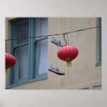 Chinatown Lamp Picture Print