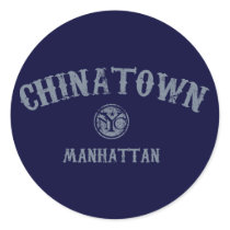 Chinatown Round Stickers