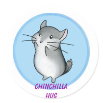 Chinchilla hug sticker