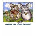 Chinchillas, Chocolate and Vanilla T-shirt Apparel