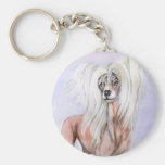 Chine Crested Blue Bonnets Key Chain