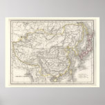Chine et Japon - Historic Map Posters