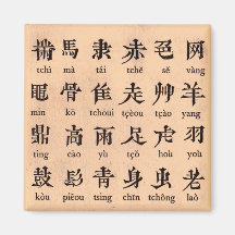 Chinese Alphabet Magnet