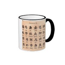 Chinese Alphabet Mug