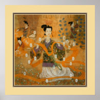 Chinese Ancient Painting, ladies Poster