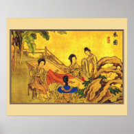 Chinese Ancient Painting, ladies Posters