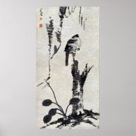 Chinese Ancient Painting,  Nature,Bird Print