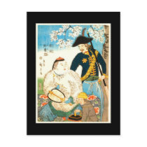 Chinese And Russian,  Utagawa Hiroshige postcards