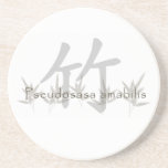 Chinese Bamboo Symbol Beverage Coaster