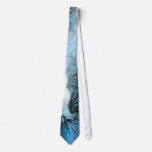 Chinese Blue Art Necktie