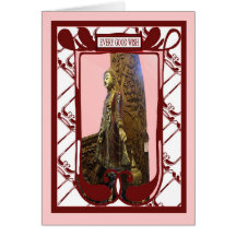 Chinese carved figure, Every good wish Greeting Cards