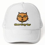 Chinese Cat Says 'Mao' funny hats