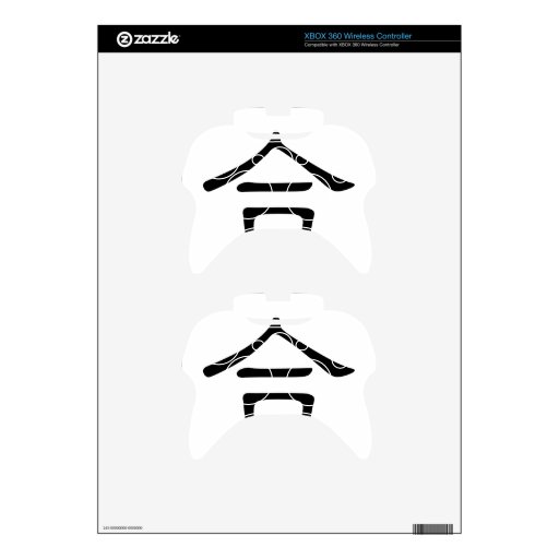 Chinese Character : he2, Meaning: merge, gather Xbox 360 Controller Decal