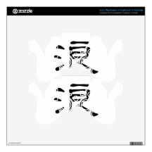 Chinese Character : lang, Meaning: waves, billows PS3 Controller Decals