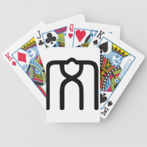 Chinese Character : wen, Meaning: literature, Bicycle Playing Cards