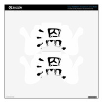 Chinese Character : wen, Meaning: warm, mild, mode Decal For PS3 Controller