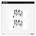 Chinese Character : xiōng, chest, mind, heart PS3 Controller Decals