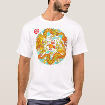 Chinese Circle Dragon Design t-shirts by zazzlevoc Chinese Circle Dragon Design t-shirts