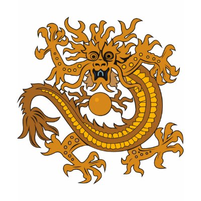 Chinese Coat of Arms (18th Century) T-shirt by FlagTshirts
