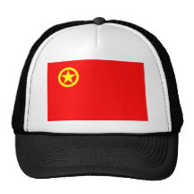 CHINESE COMMUNIST FLAG HATS
